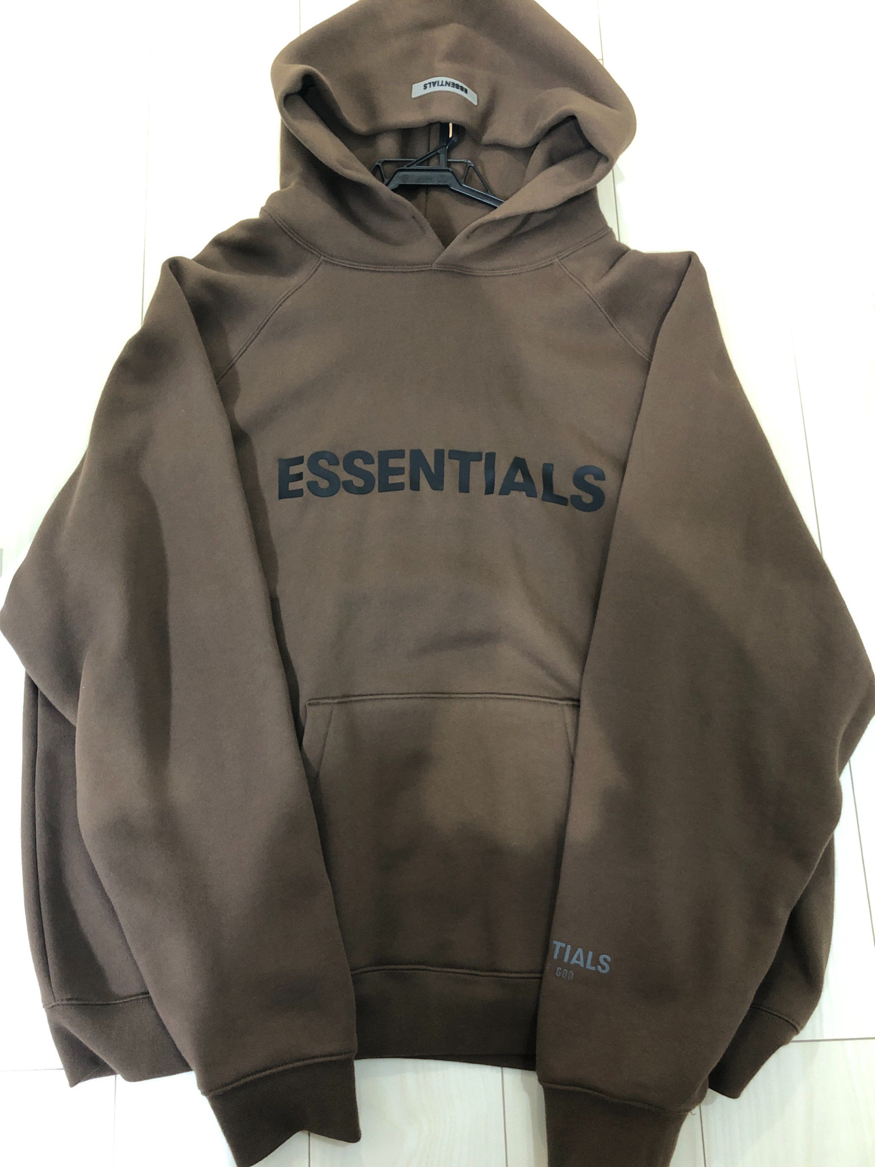 FEAR OF GOD ESSENTIALS / SSENSE 3D Silicon Applique Pullover Hoodie "Rain Drum"