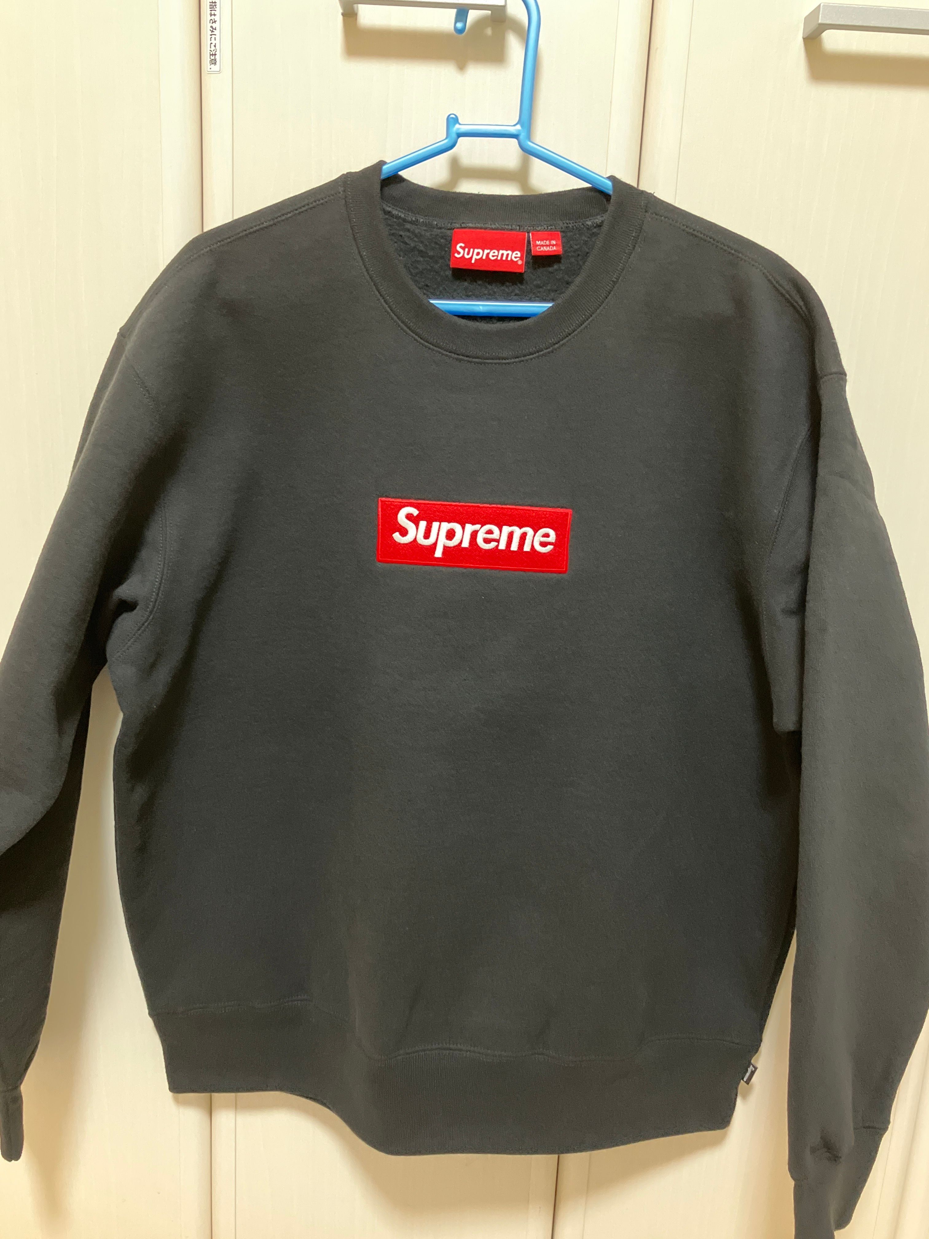Supreme Box Logo Crewneck "Black" (22FW)