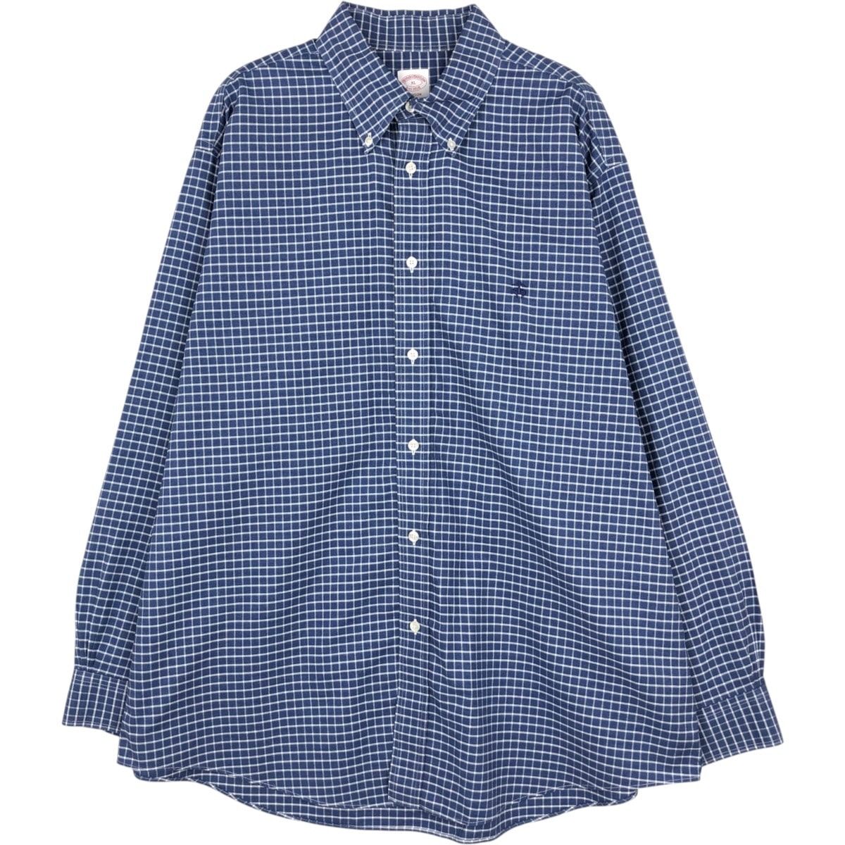 古着 ブルックスブラザーズ Brooks Brothers Est.1818 MADISON 長袖 ボタンダウンチェックシャツ メンズXL相当/eaa662799