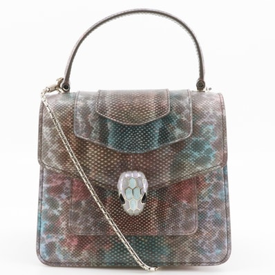 ブルガリ セルペンティ フォーエバー スネークヘッド 2WAYショルダー レディ