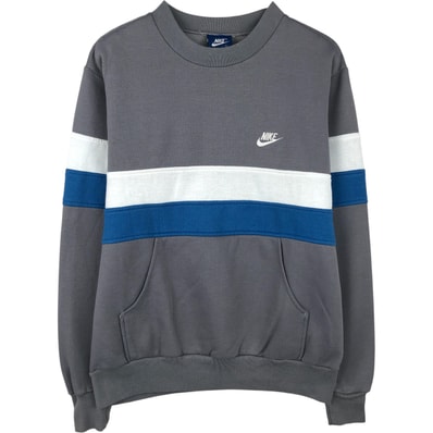 古着 80年代 ナイキ NIKE 紺タグ ロゴスウェットシャツ トレーナー メンズL相当 ヴィンテージ/eaa615573