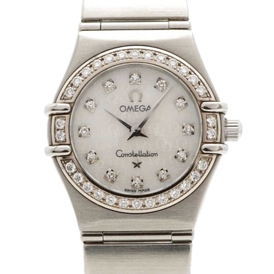 【6wdd0322】オメガ コンステレーション 1460.75 白文字盤【中古】腕時計 レディース