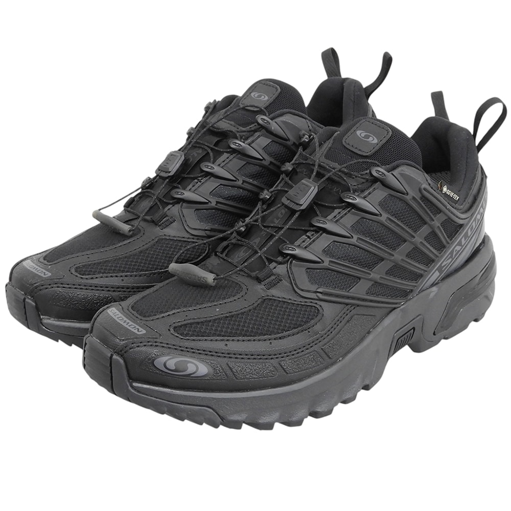 サロモン 美品 ACS PRO GORE-TEX ローカットスニーカー シューズ メンズ ブラック 26.5cm 475994 8.5(US)