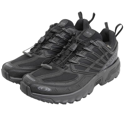 サロモン 美品 ACS PRO GORE-TEX ローカットスニーカー シューズ メンズ ブラック 26.5cm 475994 8.5(US)