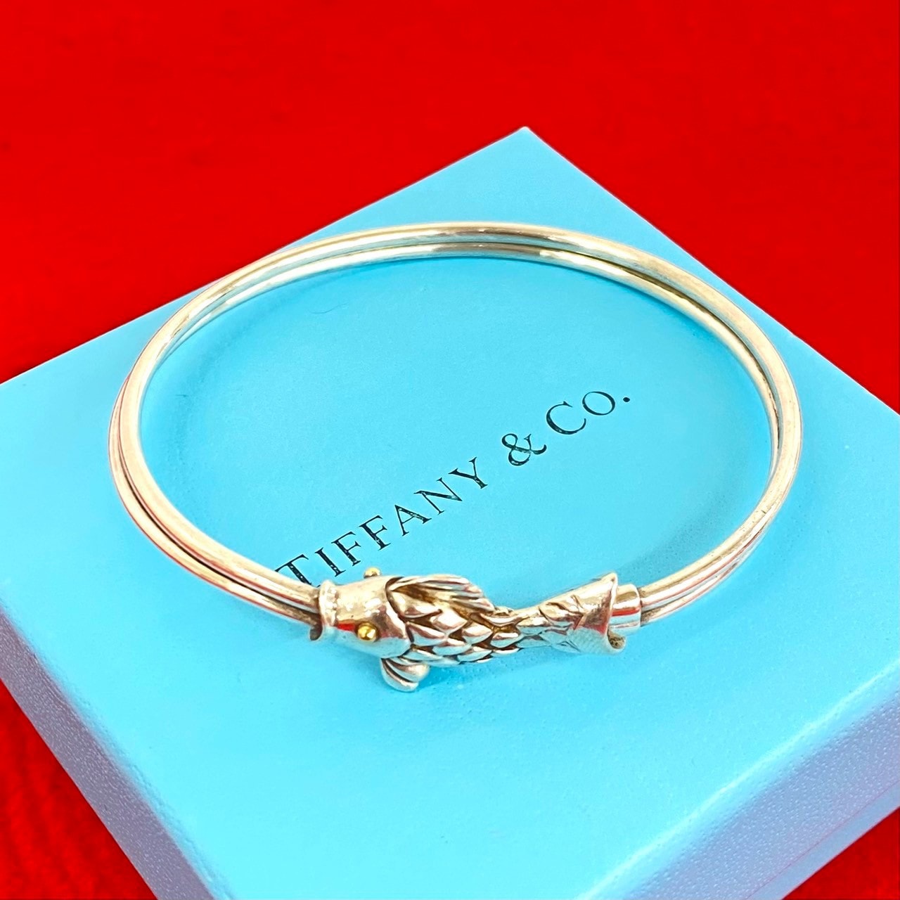 B (目立った傷や汚れなし)】TIFFANY&Co. ティファニー フィッシュ