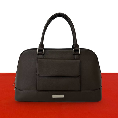BURBERRY バーバリー ロゴ 金具 ノバチェック 柄 レザー ハンドバッグ ブラウン
37476