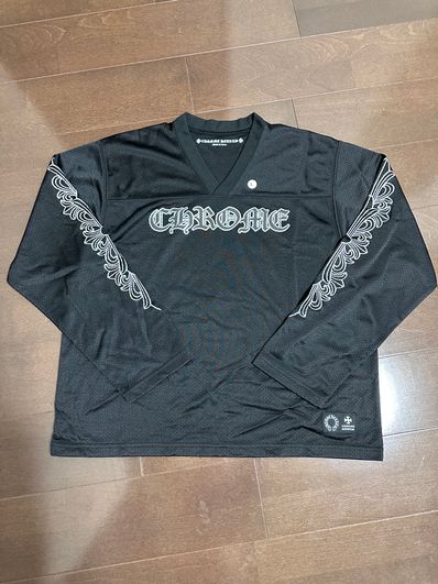 CHROME HEARTS MESH WARM UP JERSEY メッシュ