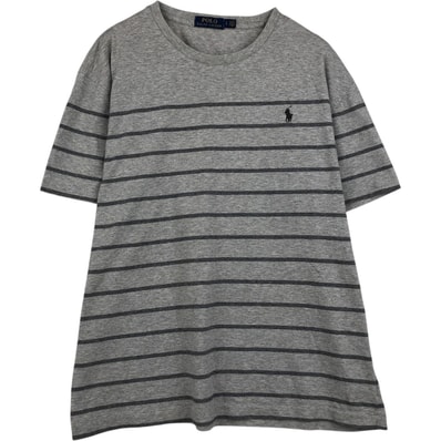 古着 ラルフローレン Ralph Lauren POLO RALPH LAUREN 半袖 ボーダーTシャツ メンズL相当/eaa637545