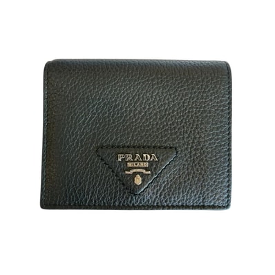 PRADA Small Leather Wallet "Black"