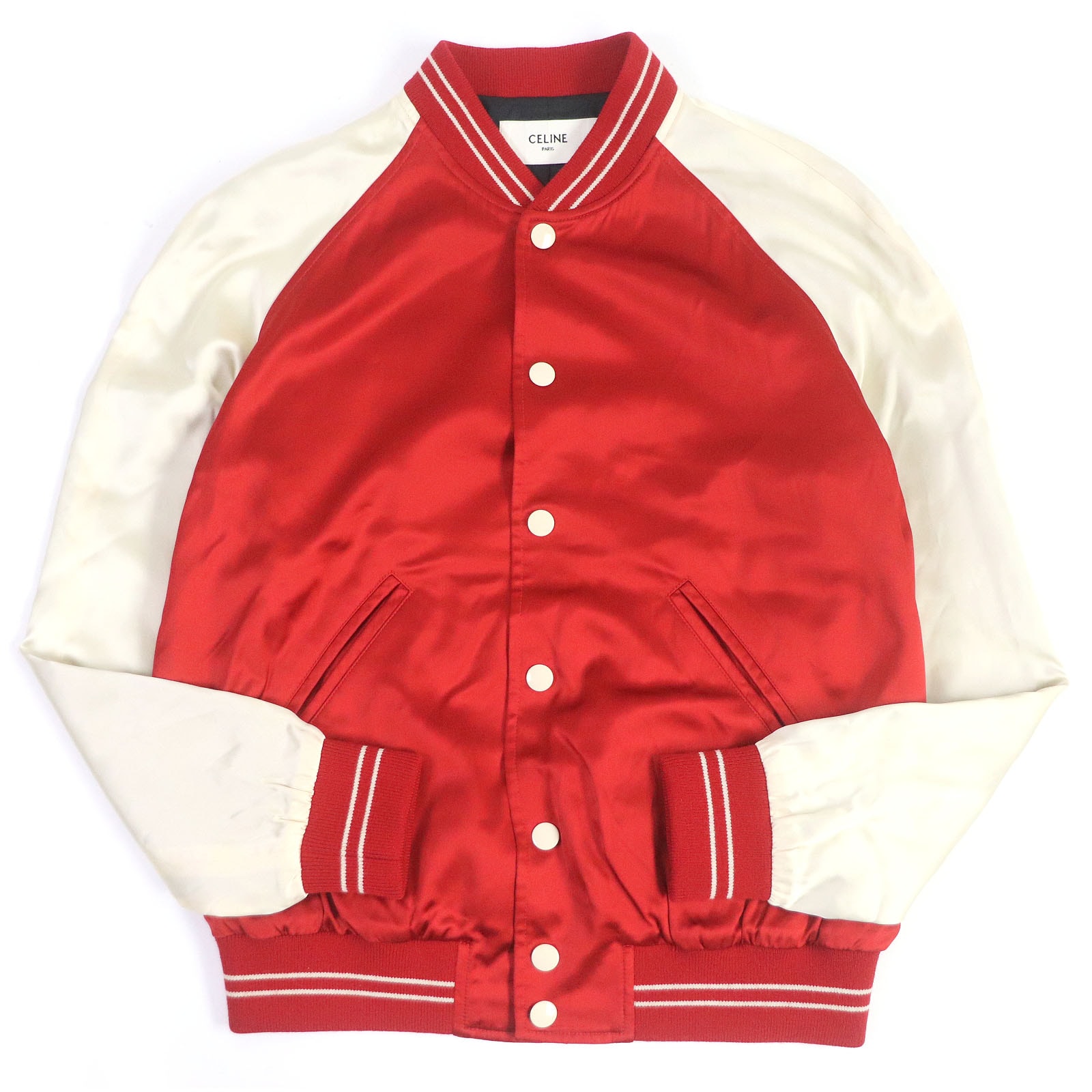 【ドンドン見直し】極美品 セリーヌ スタジャン レッド メンズ 48