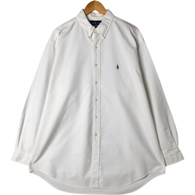 古着 ラルフローレン Ralph Lauren YARMOUTH 長袖 ボタンダウンシャツ メンズXL相当/eaa560112