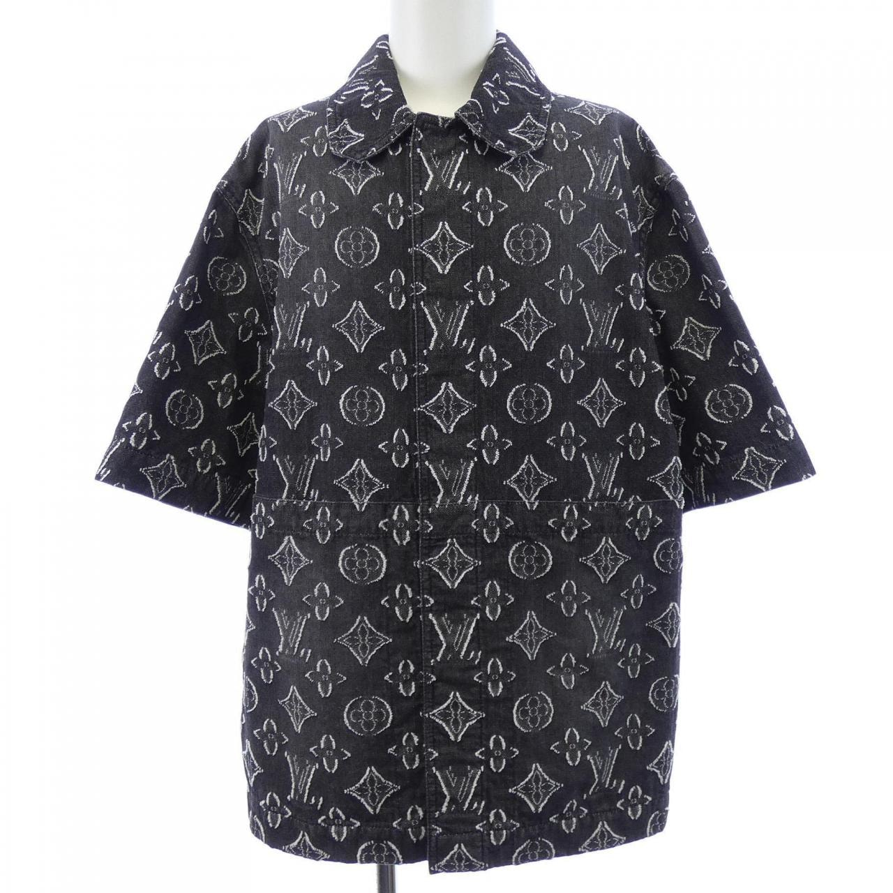 ルイヴィトン LOUIS VUITTON モノグラムショートスリーブシャンブレーシャツ HPS73WARS S/Sシャツ