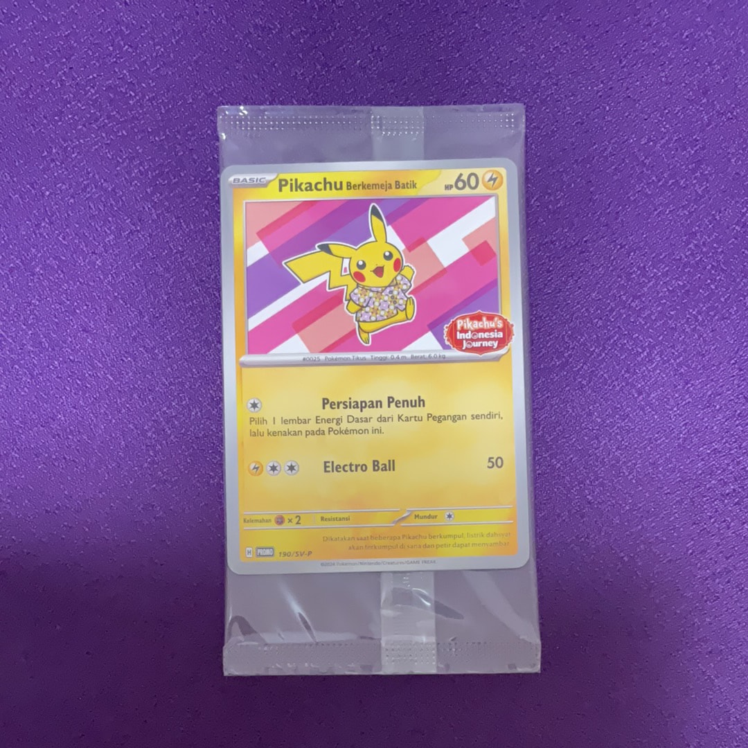 バティックシャツを着たピカチュウ (フラワーピカチュウ柄) P [SV-P
