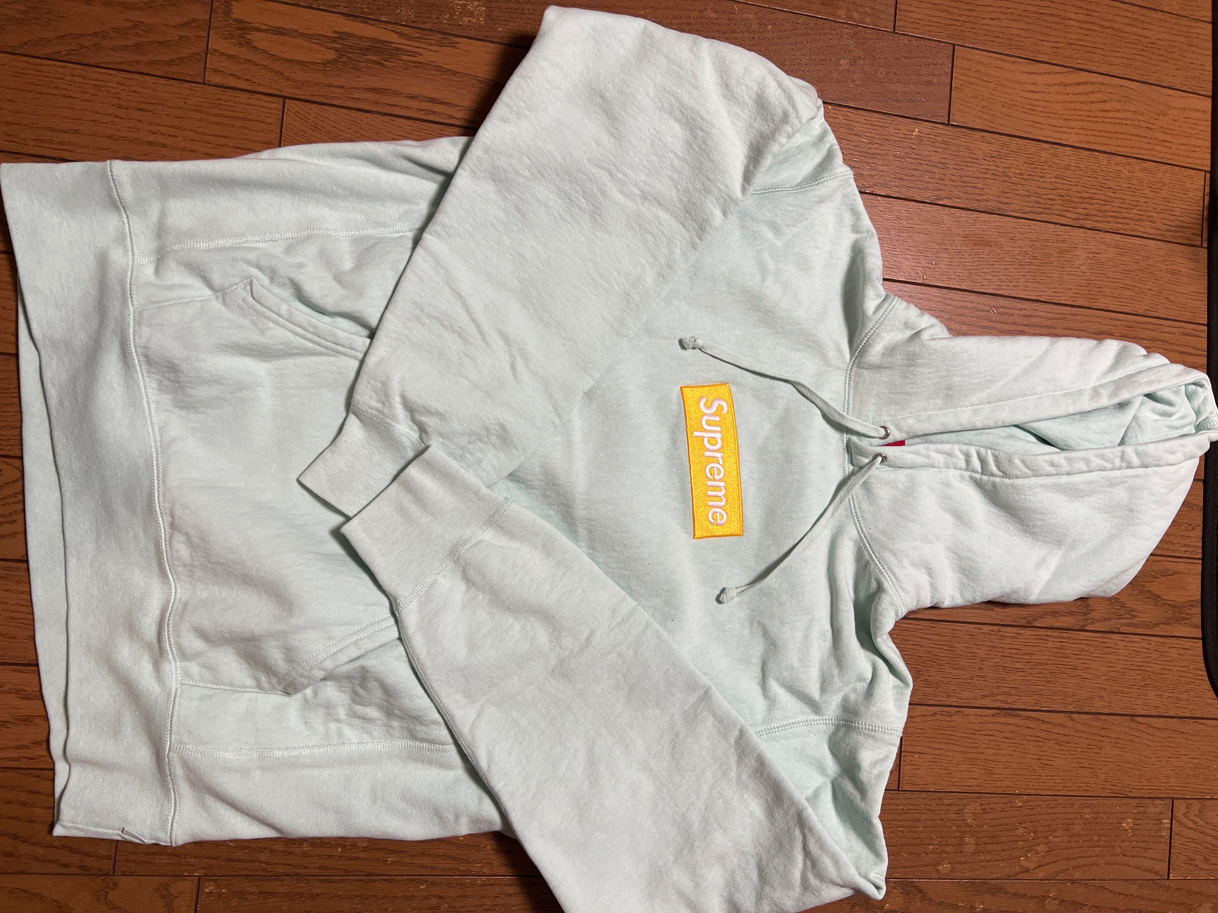 Supreme Box Logo Hooded Sweatshirt "Ice Blue"