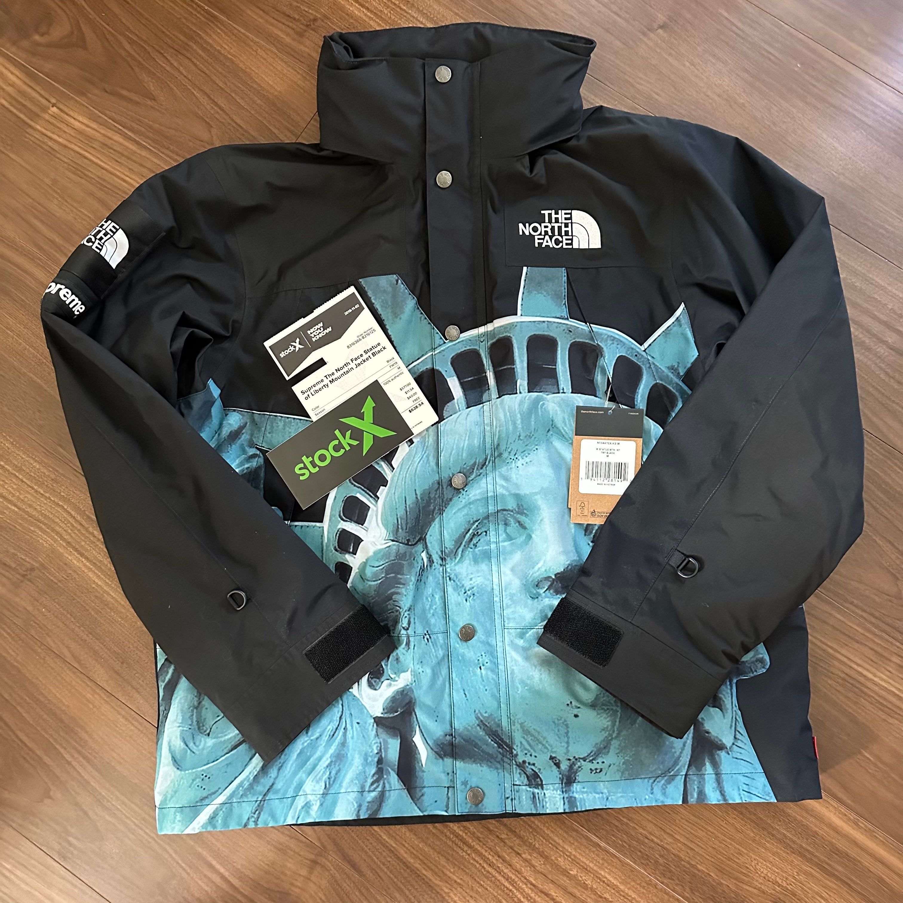 Supreme x The North Face Statue of Liberty Mountain Jacket "Black"