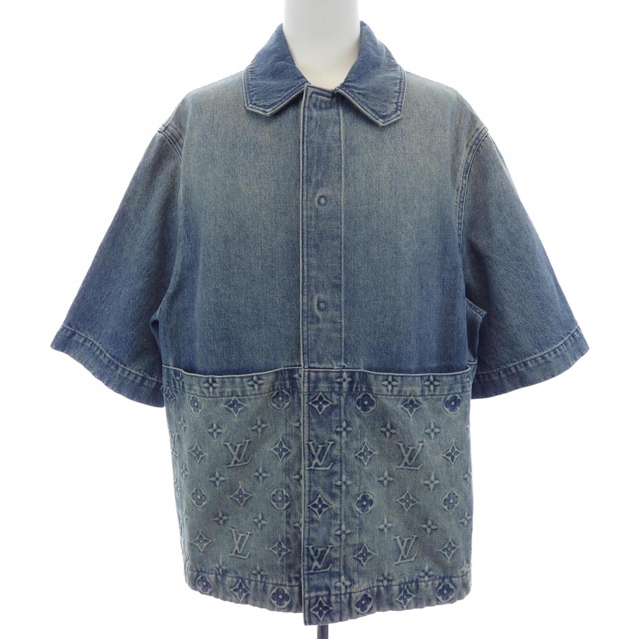 ルイヴィトン LOUIS VUITTON ショートスリーブデニムワークウエアシャツ HOS46WY38 デニムジャケット