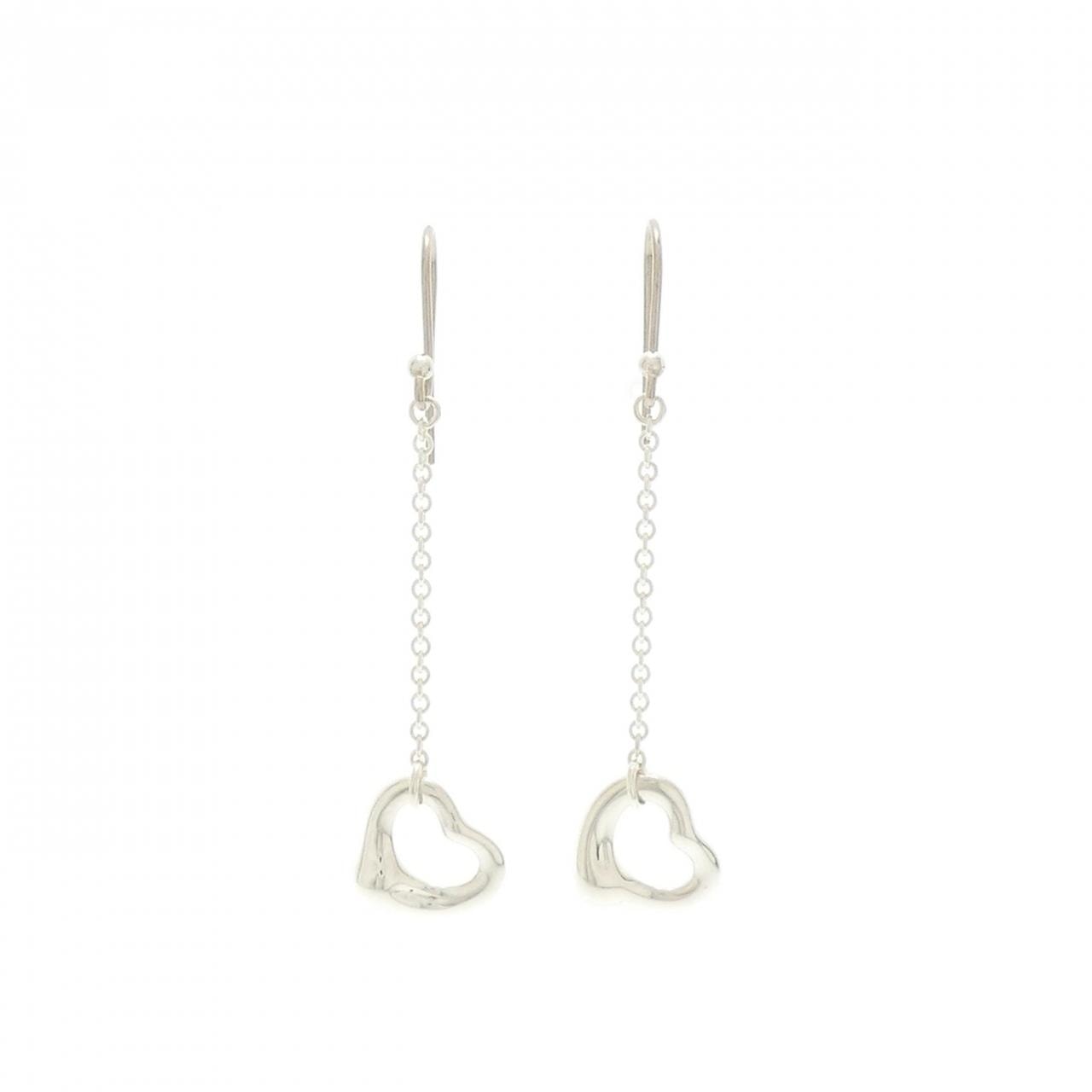 ティファニー オープンハート ドロップ ピアス