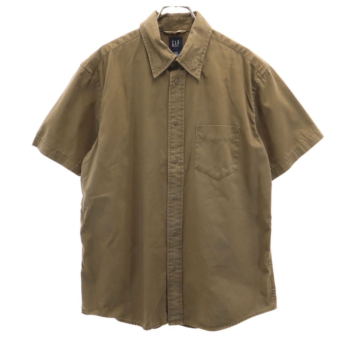 GAP 半袖 隠し ボタンダウンシャツ