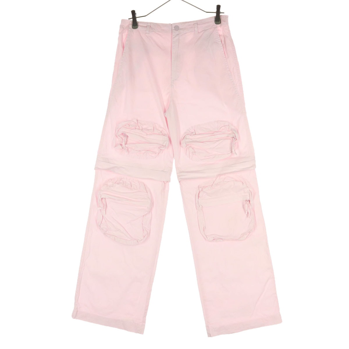 ZARA ザラ コットン カーゴパンツ 34 ライトピンク