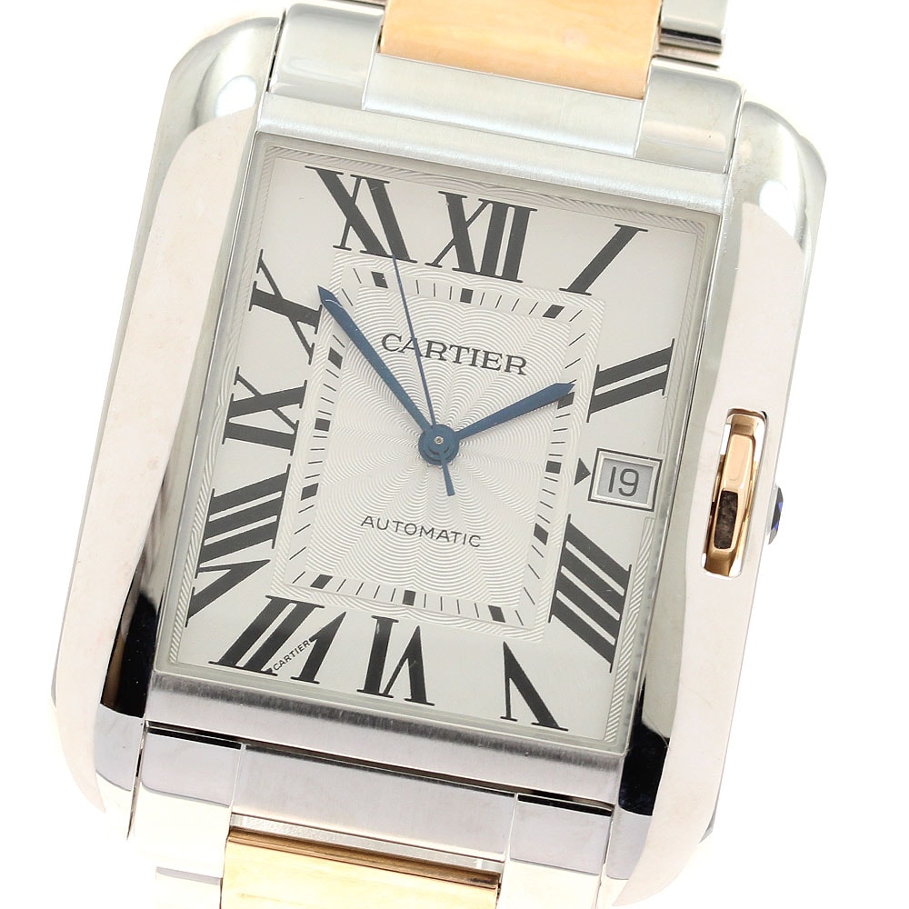 ☆美品 カルティエ タンクアングレースXL W5310006 メンズ 【中古】