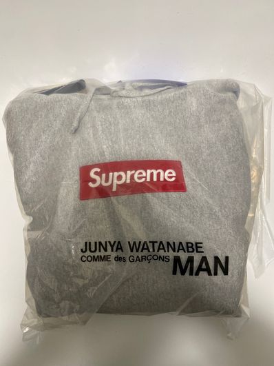 Supreme / JUNYA WATANABE COMME des GARÇONS MAN Box Logo Hoodie Customize "Grey"