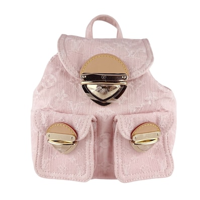 ルイ ヴィトン LOUIS VUITTON リュック モノグラム デニム ヴェニス モノグラムデニム ピンク レディース M13031【中古】 z9868