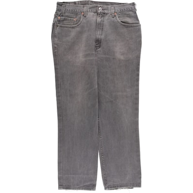 古着 00年代 リーバイス Levi's 550 RELAXED FIT ブラックデニム テーパードデニムパンツ USA製 メンズw34相当/evb031716