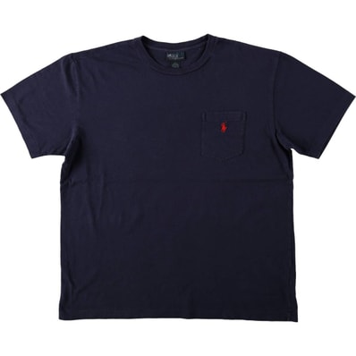 古着 ラルフローレン Ralph Lauren POLO by Ralph Lauren 半袖 ワンポイントロゴTシャツ メンズL相当/eaa672092