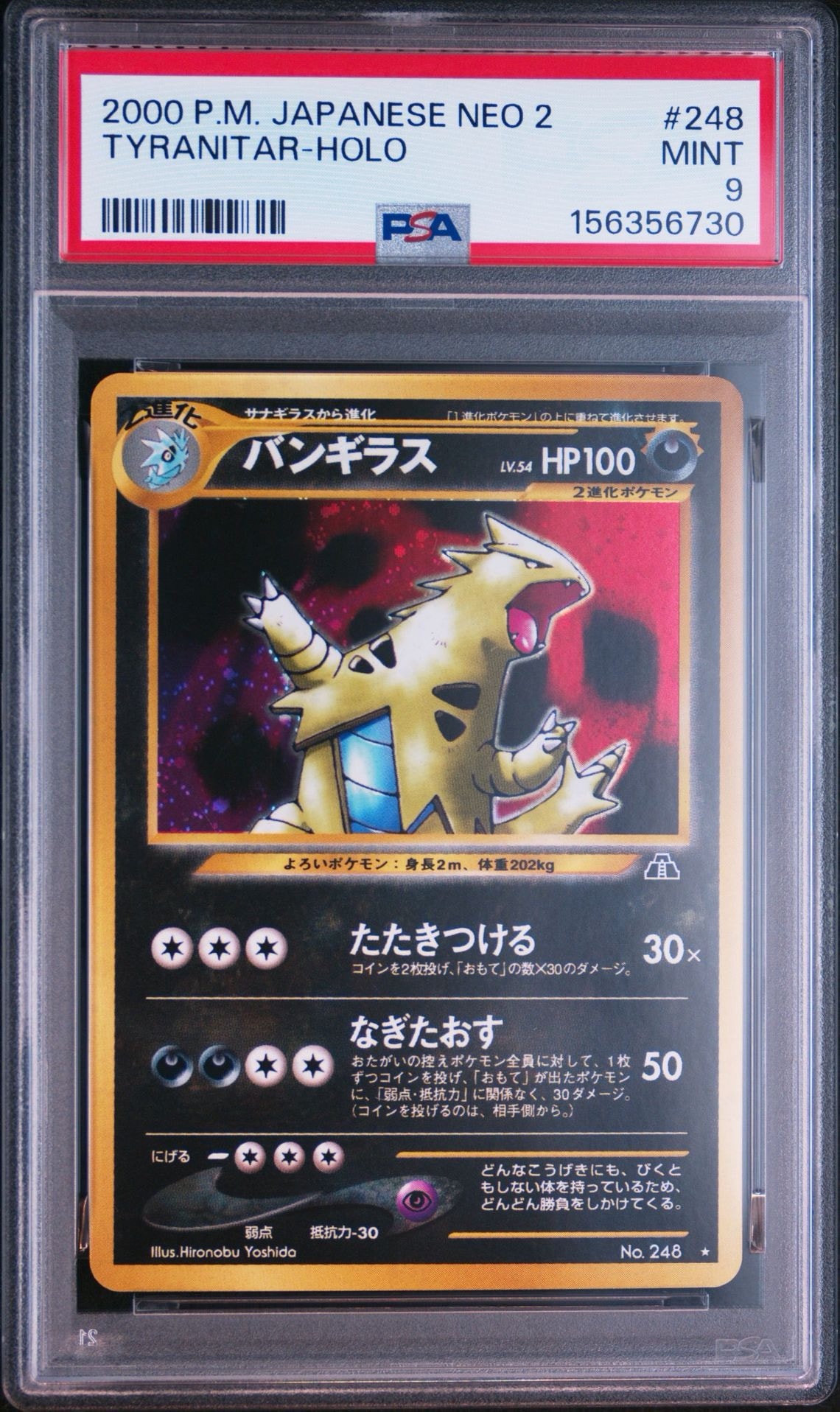 バンギラス ★ : 旧裏 [neo2 No.248](ポケモンカード★neo 拡張パック「遺跡をこえて...」)