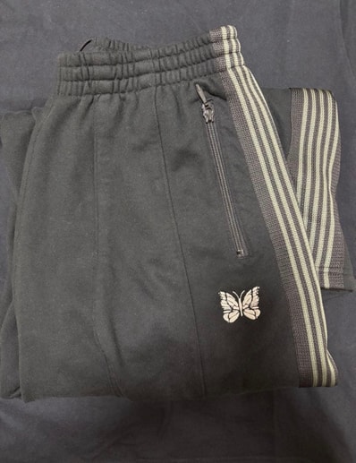 Needles LHP Exclusive Track Pants - H.D Sweat "Black"