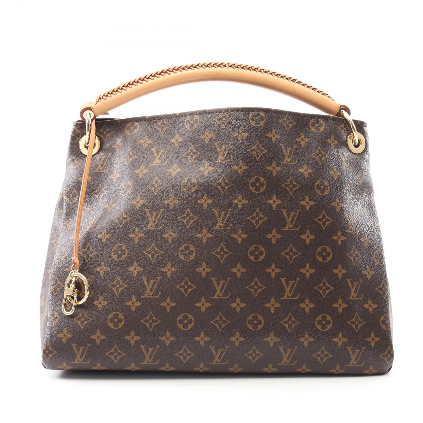 ルイ・ヴィトン LOUIS VUITTON アーツィーMM ショルダーバッグ バッグ PVCコーティングキャンバス レザー モノグラム レディース ブラウン系 M40249 【中古】