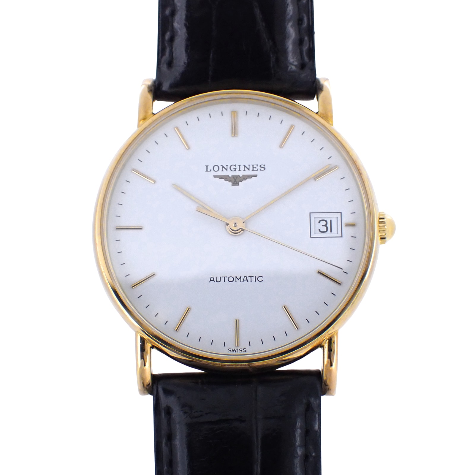 K18YG LONGINES ロンジン  プレザンス  L4.744.6  メンズ 腕時計
