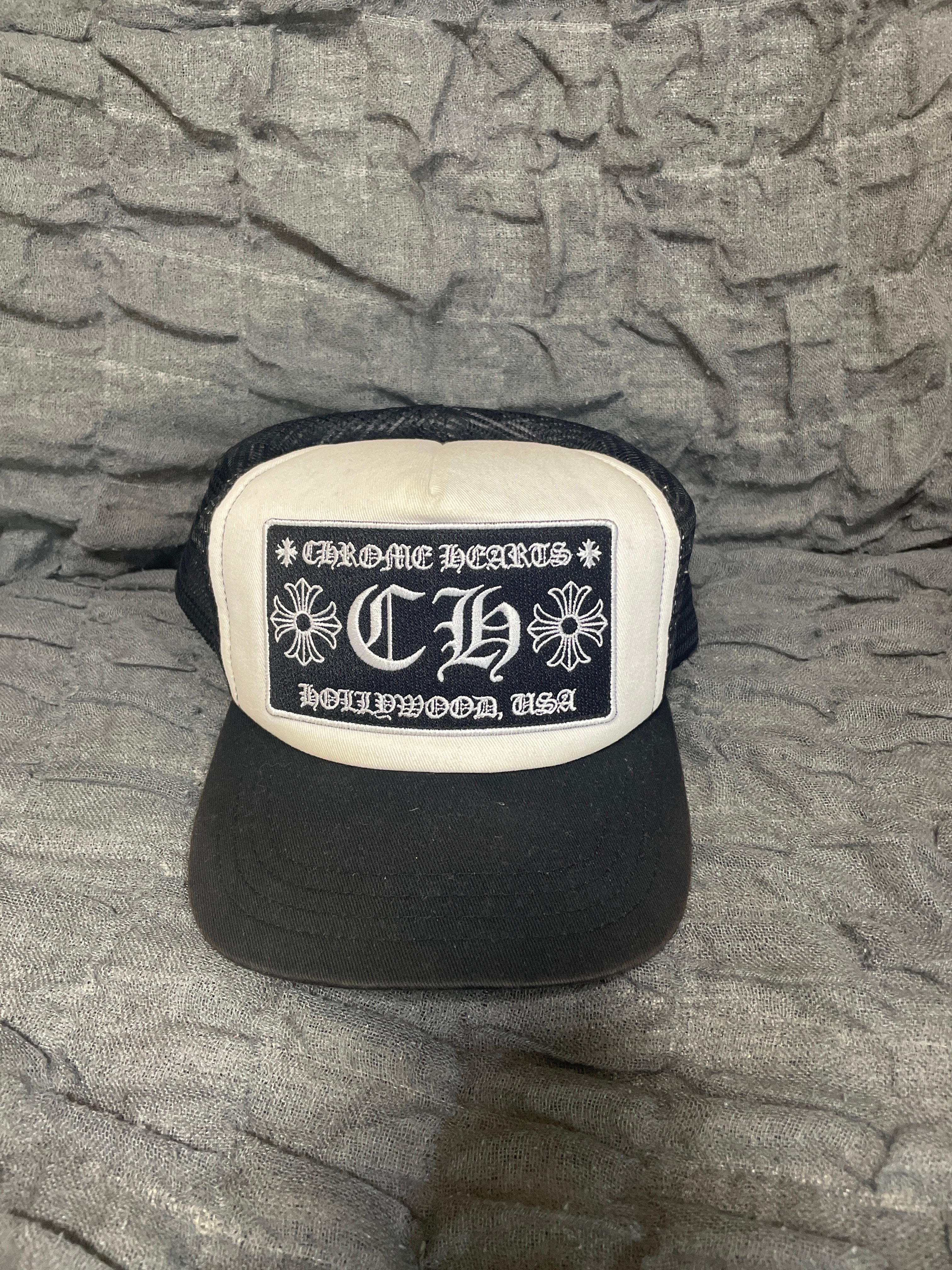 Chrome Hearts Trucker Cap CH "Black/White"