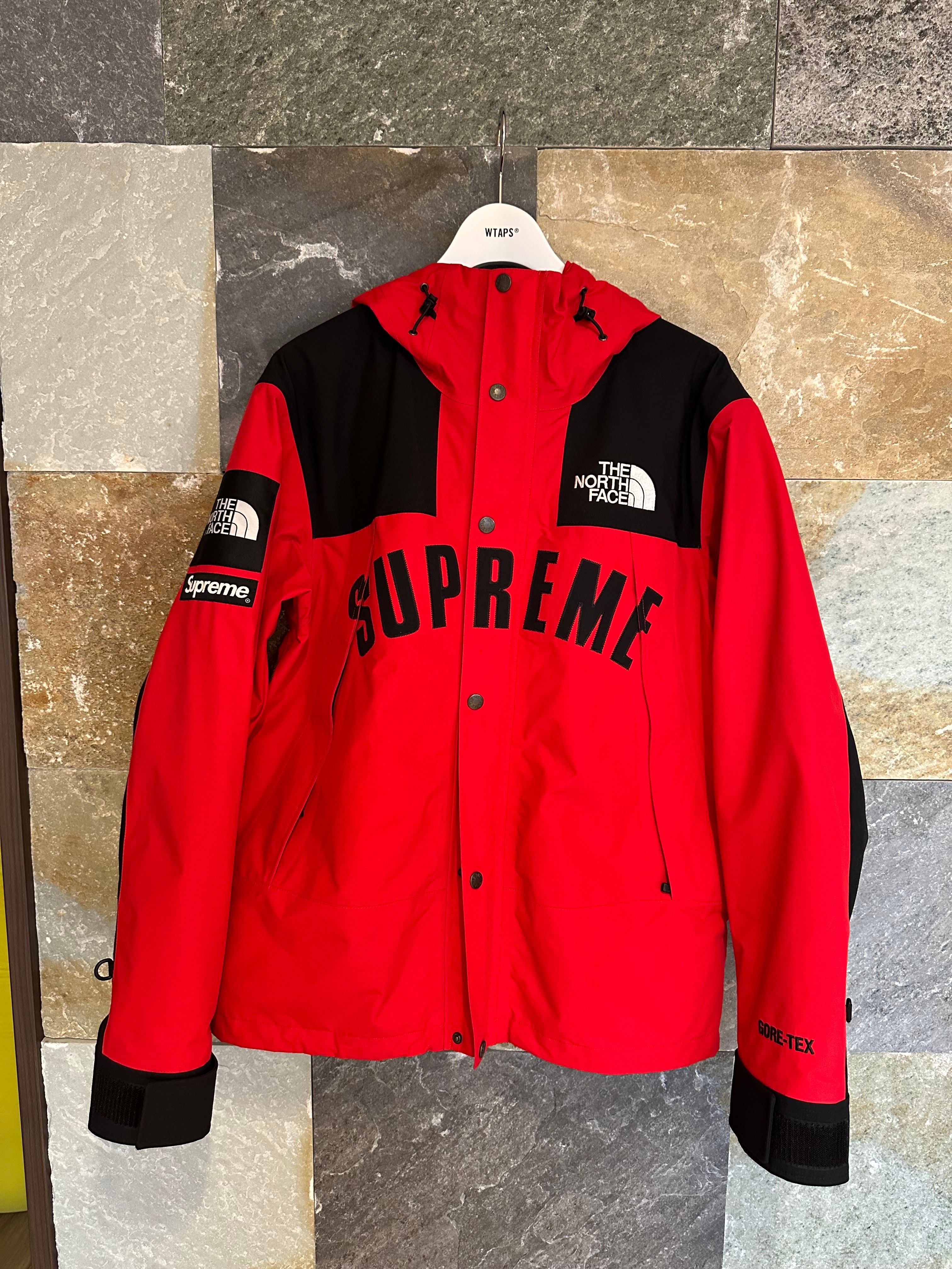 Supreme x The North Face Arc Logo Mountain Parka "Red"