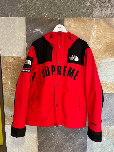 Supreme x The North Face Arc Logo Mountain Parka "Red"