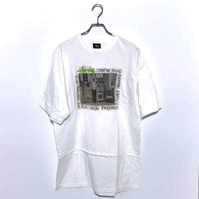 Stussy Champion Sound Tee "White"
