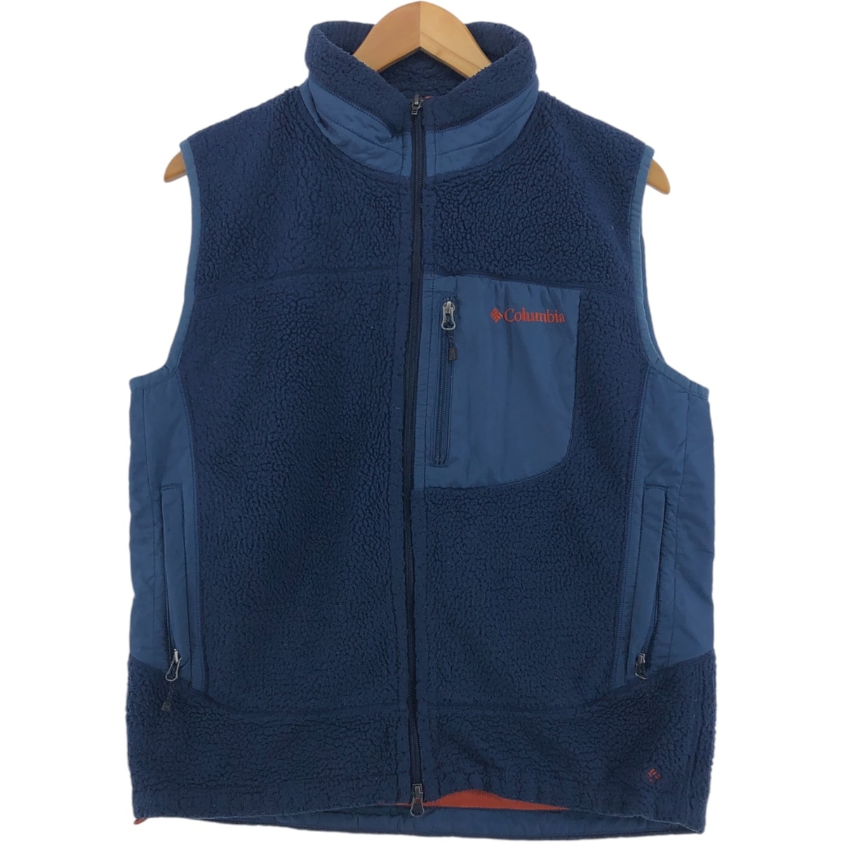古着 コロンビア Columbia OMNI‐BLOC フリースベスト メンズL相当/eaa515337