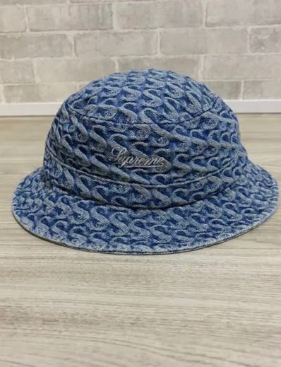 Supreme Monogram Denim Crusher "Blue"