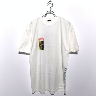 Stussy Masks Pigment Dyed Tee White