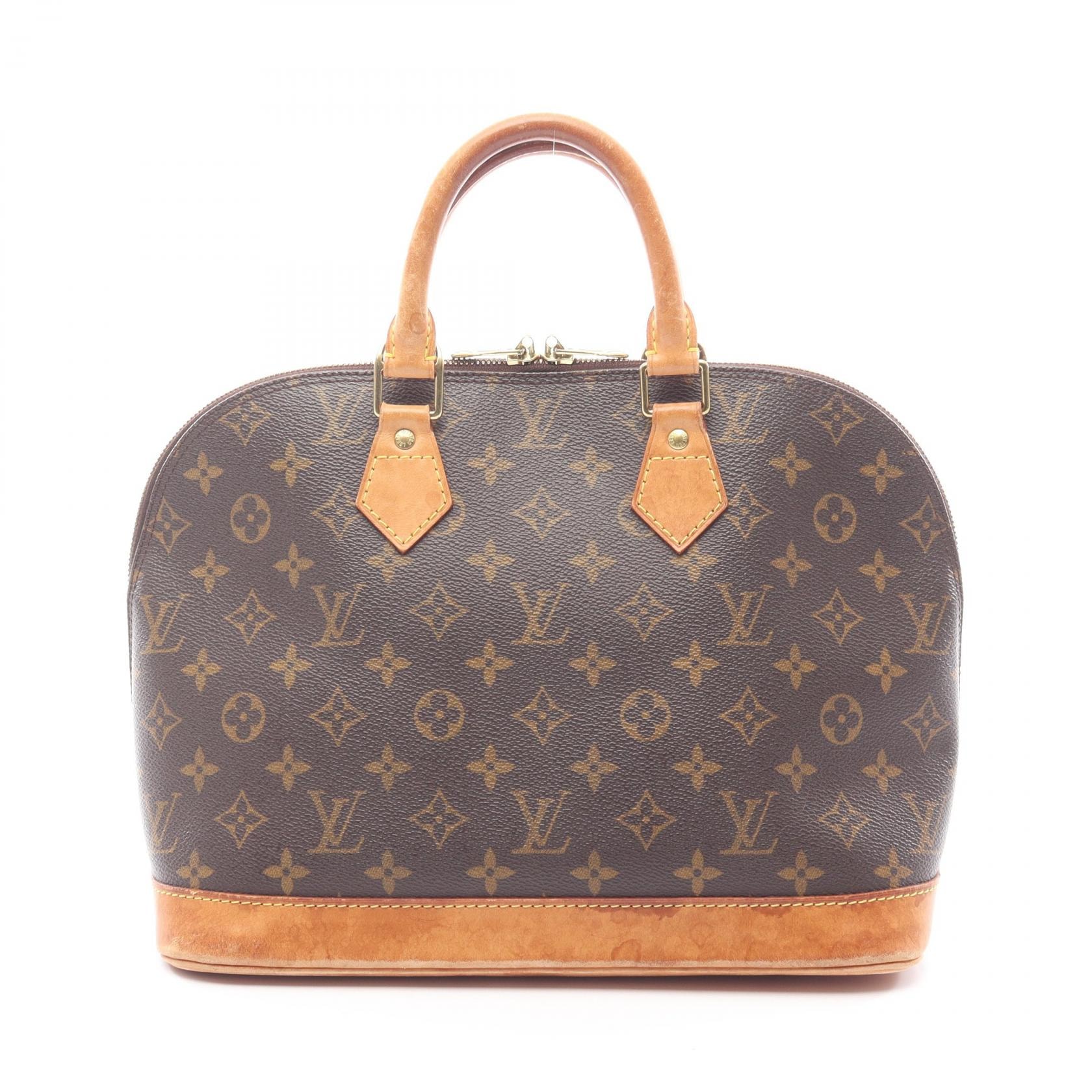 ルイ・ヴィトン LOUIS VUITTON アルマPM ハンドバッグ バッグ PVCコーティングキャンバス レザー モノグラム レディース ブラウン系 M51130 【中古】