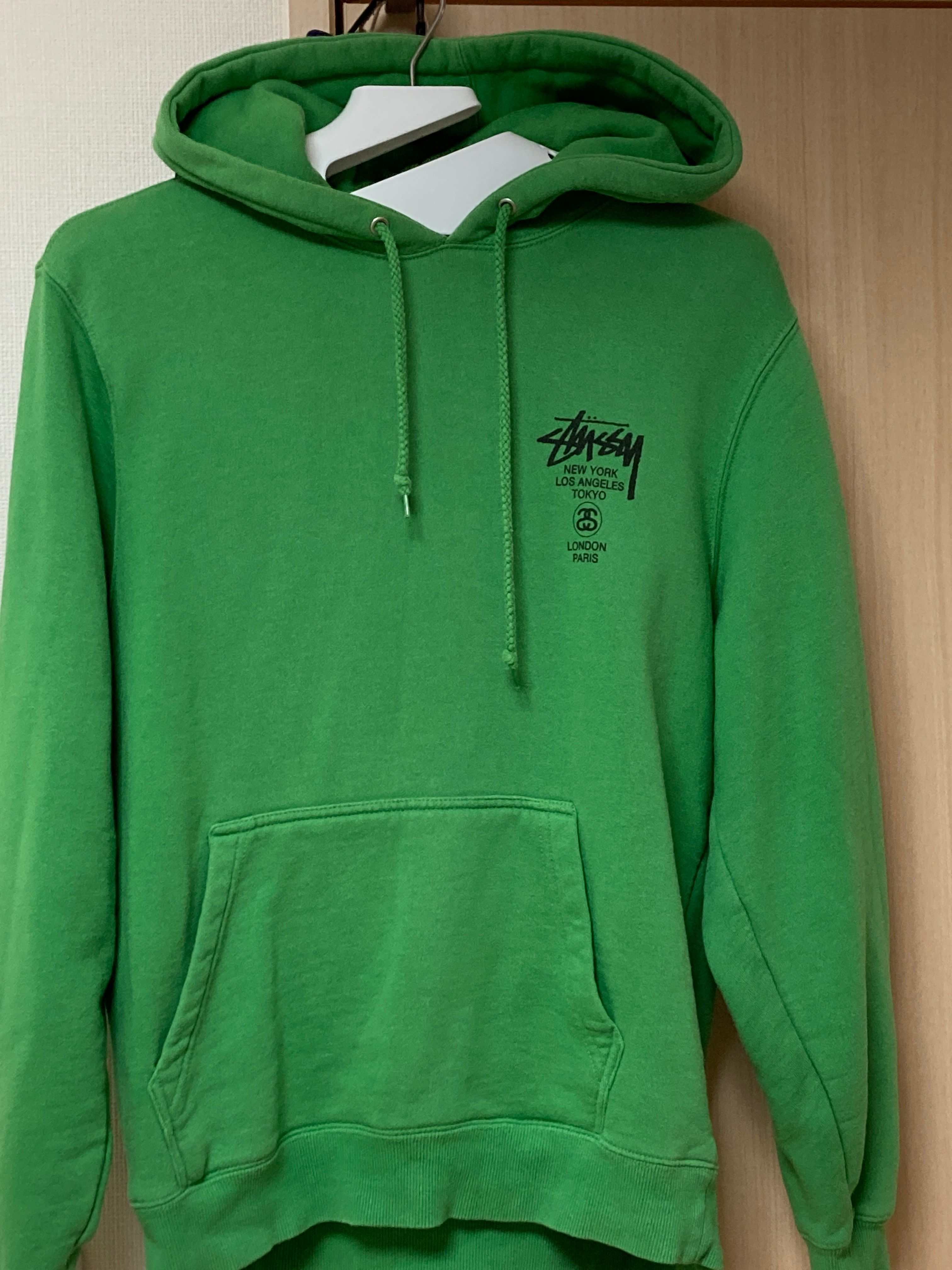 stussy東京限定 グリーンパーカー