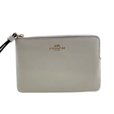 コーチ COACH ポーチ マディソンロゴ リストレット カードケース コインケース 58032 ホワイト