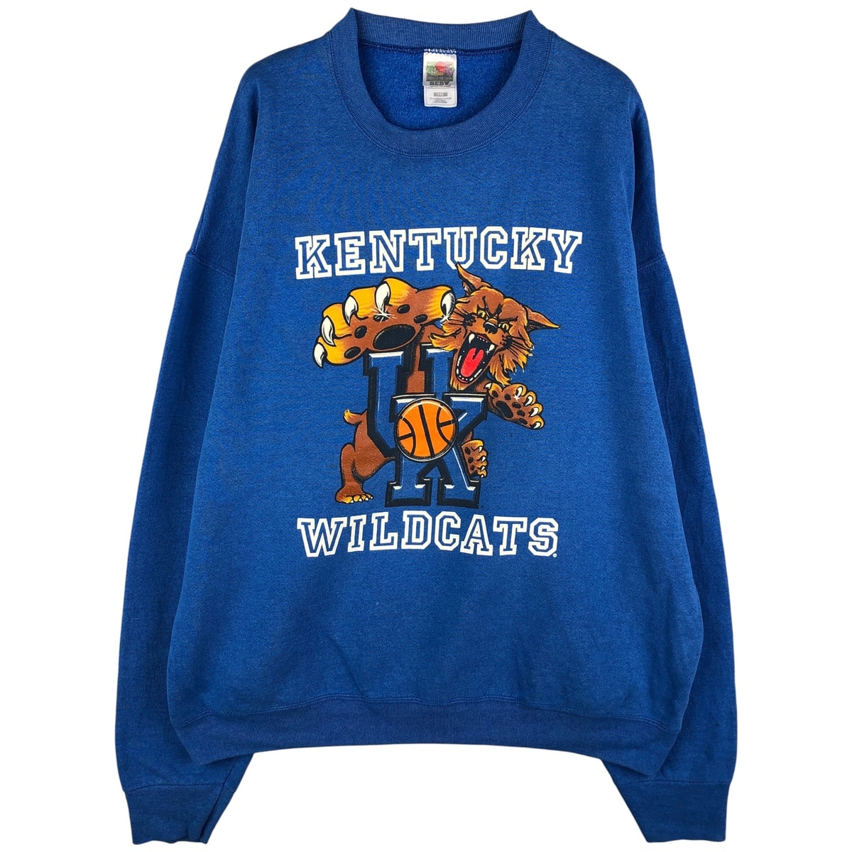 古着 00年代 フルーツオブザルーム FRUIT OF THE LOOM カレッジ キャラクタースウェットシャツ トレーナー メンズXXL相当/eaa482705