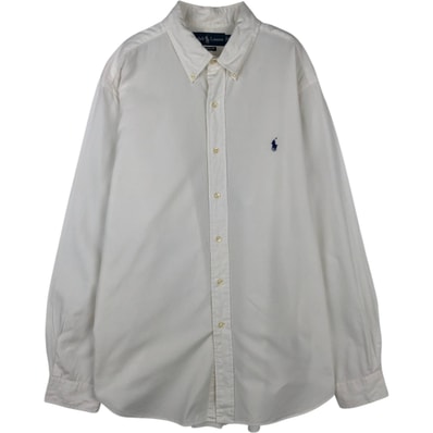 古着 ラルフローレン Ralph Lauren CLASSIC FIT クラシックフィット 長袖 ボタンダウンシャツ メンズXL相当/eaa477478