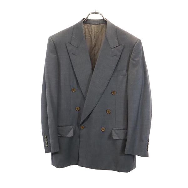 LANVIN ランバン イタリア製 ウール テーラードジャケット 46 グレー