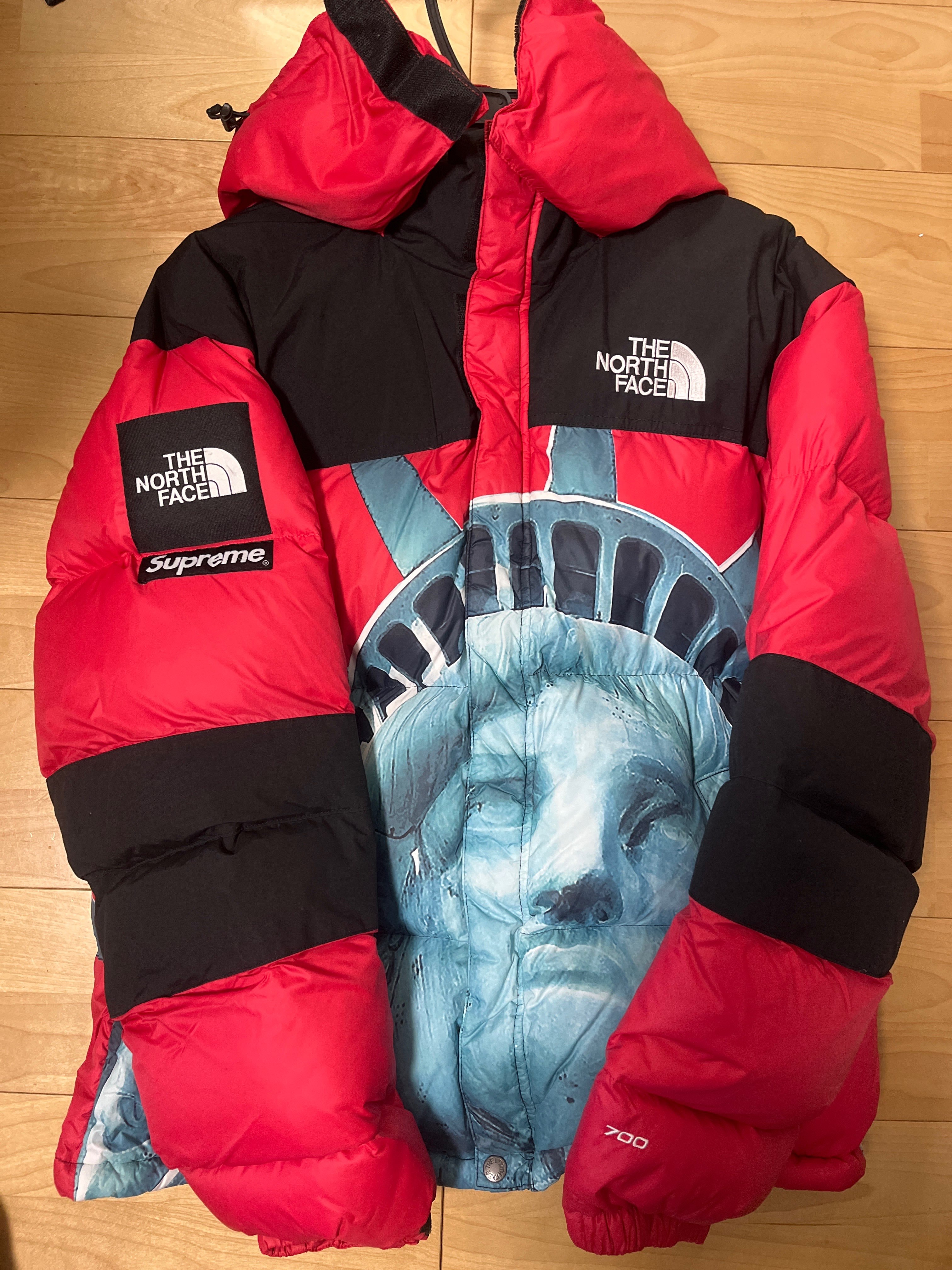 Supreme x The North Face Statue of Liberty Baltoro Jacket "Red"