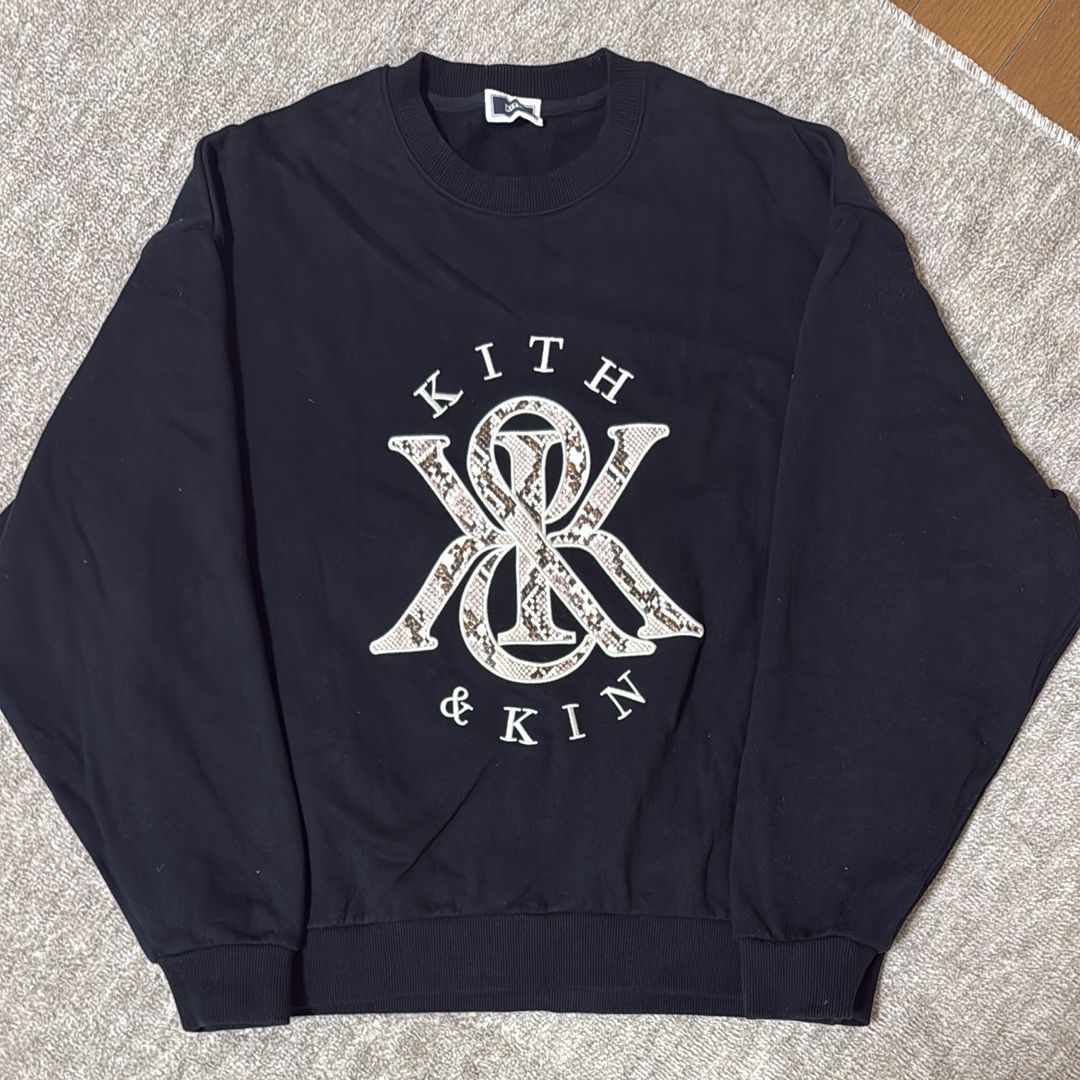 Kith K&K Python Nelson Crewneck "Black"