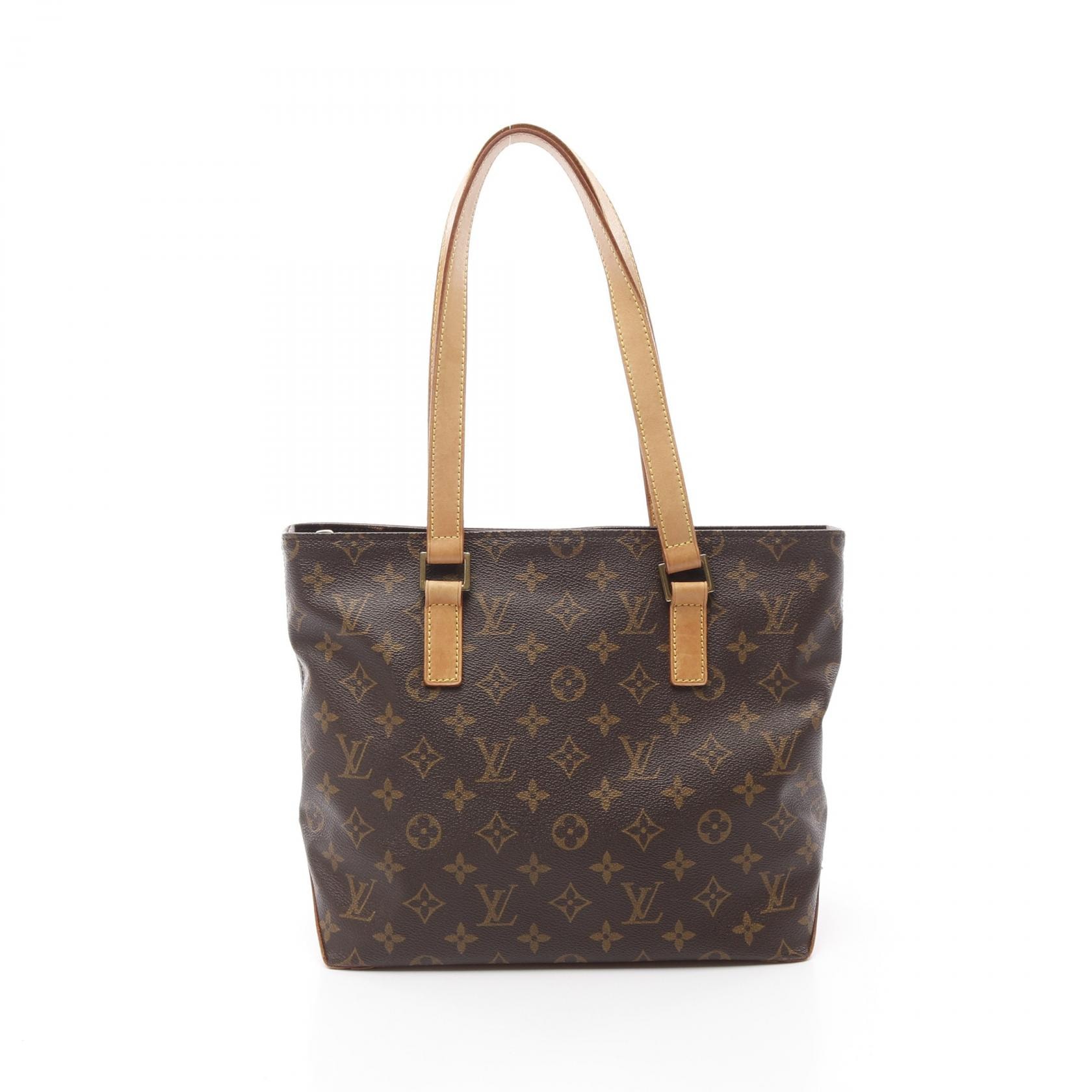 ルイ・ヴィトン LOUIS VUITTON カバピアノ ショルダーバッグ バッグ PVCコーティングキャンバス レザー モノグラム レディース ブラウン系 M51148 【中古】