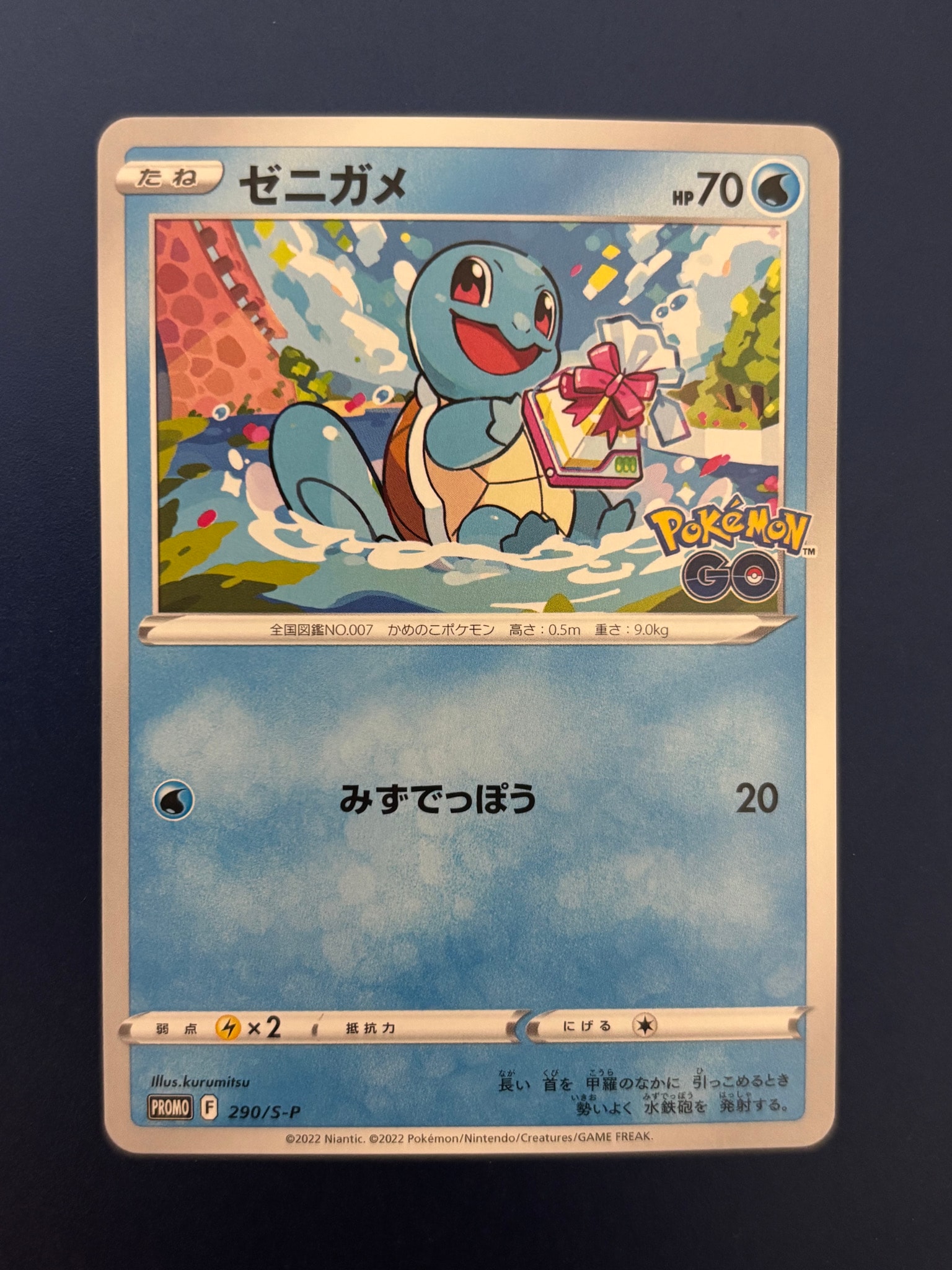 ゼニガメ P [S-P 290](プロモーションカード「ポケモン GO ギフト