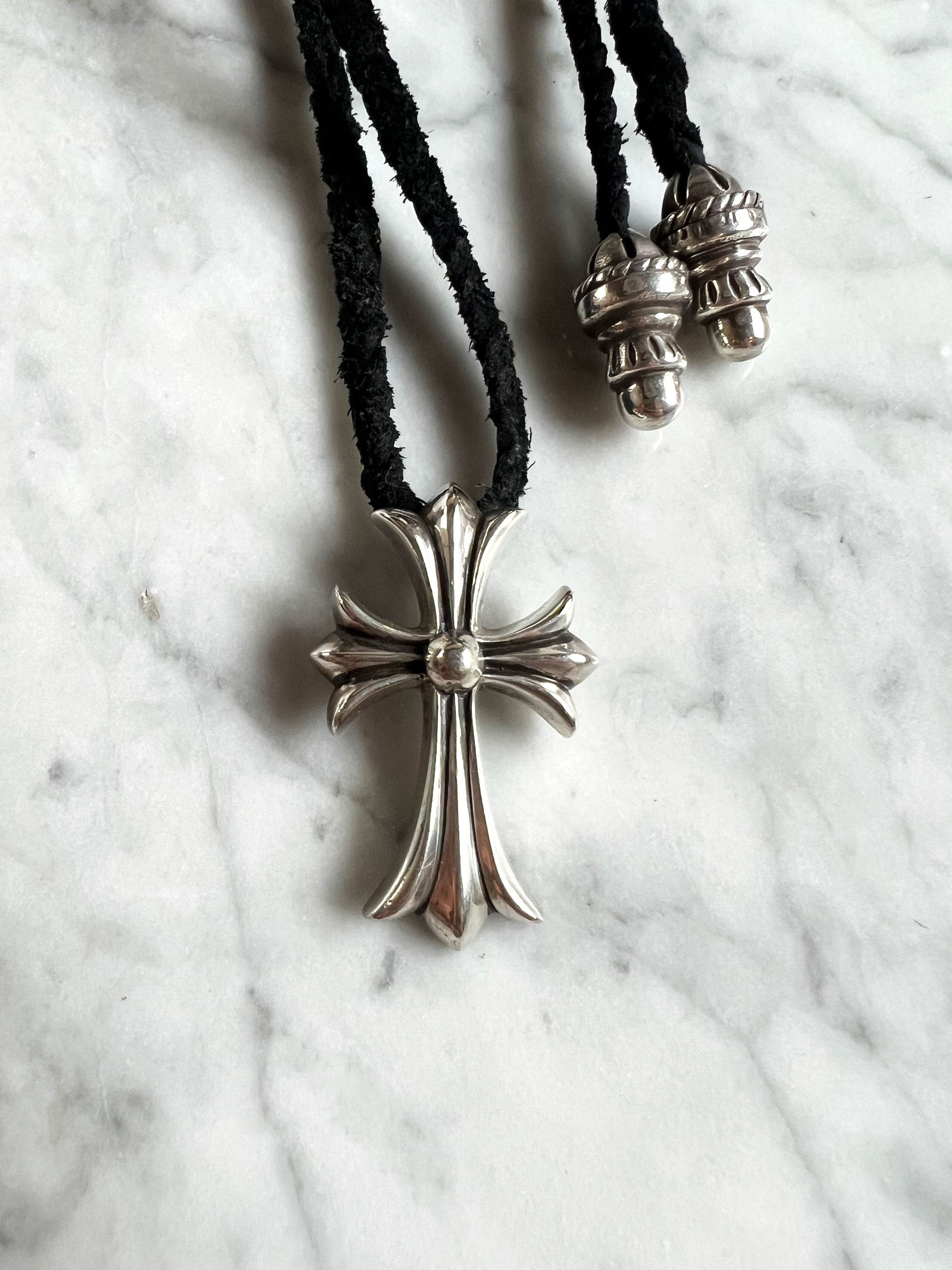 Chrome Hearts Small CH Cross Pendant "Silver"